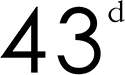 43d logo